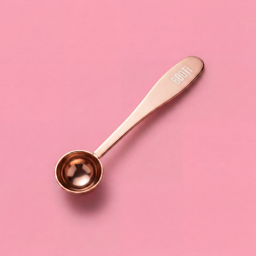 Scoop oro rosa de metal